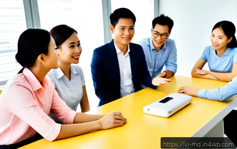 Home 17 소셜 증명과 기업 혁신 촉진하기 - Photorealistic modern Vietnamese corporate innovation workshop in Ho Chi Minh City, diverse Vietname...